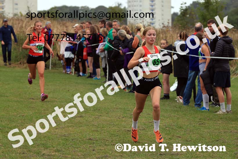 Boys and Girls Under-15s, 2024 Sunderland XC Relays.  Photo: David T. Hewitson/Sports for All Pics